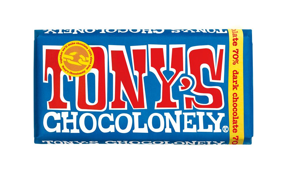 Tonys Chocolonely 70% Dark Chocolate 180g