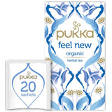 Pukka Herbal Organic Teas - Feel New - Pack of 4