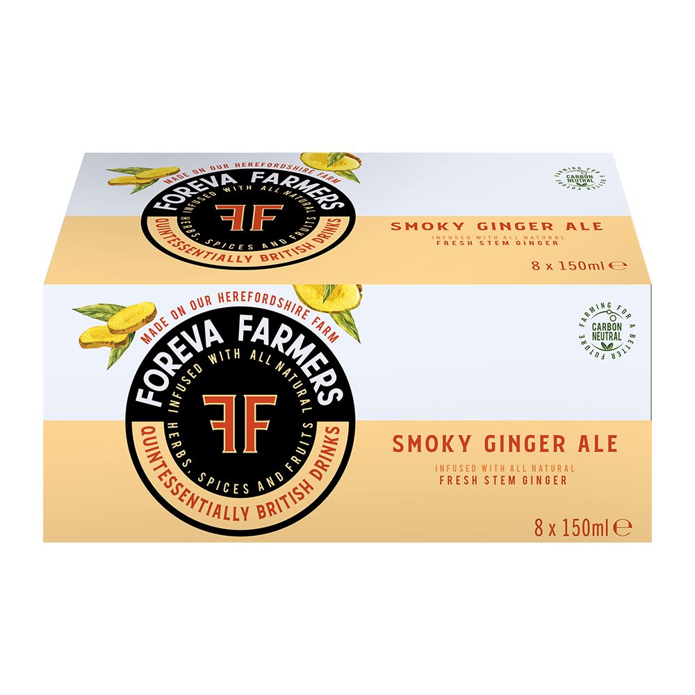 Foreva Farmers Smoky Ginger Ale Multipack 8x150ml