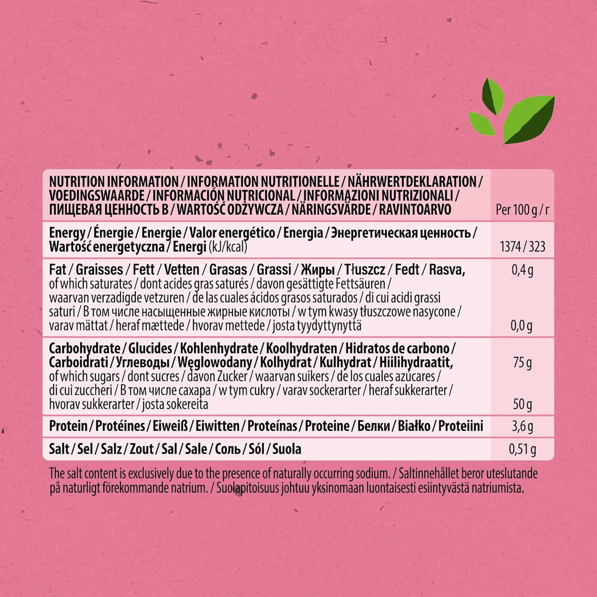 Panda Natural Raspberry Cuts 200G