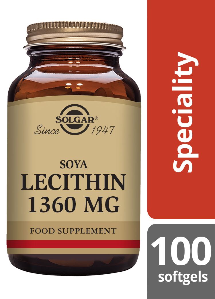 Solgar Soya Lecithin 1360 mg - 100 Softgels