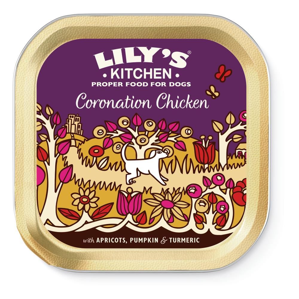 Lilys Kitchen Coronation Chicken Dog Complete Wet Food 150g - 10 Pack