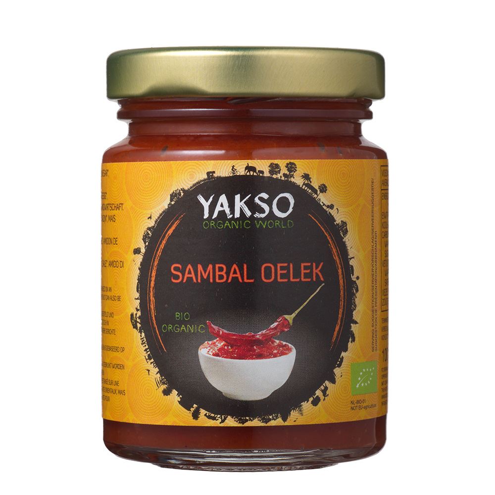 Yakso Organic Spicy Sambal Vegan 100g