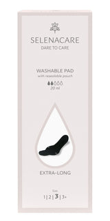 Selenacare Menstrual Pad Extra-long Black Size 3