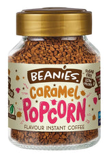 Beanies Coffee Beanies Caramel Popcorn Flavour Instant Coffee 50g - 6 Pack