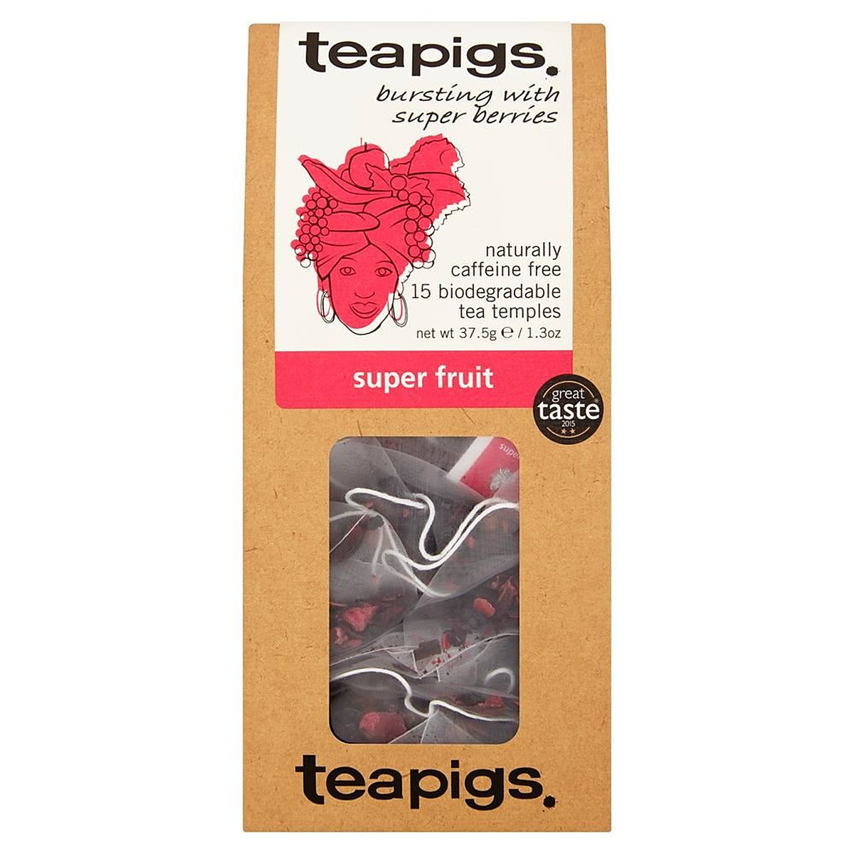 Teapigs super fruit 15 tea temples – Health Plus Living