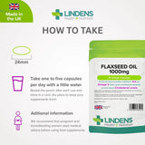 Lindens Flaxseed Oil 1000mg - 90 Capsules - image 4