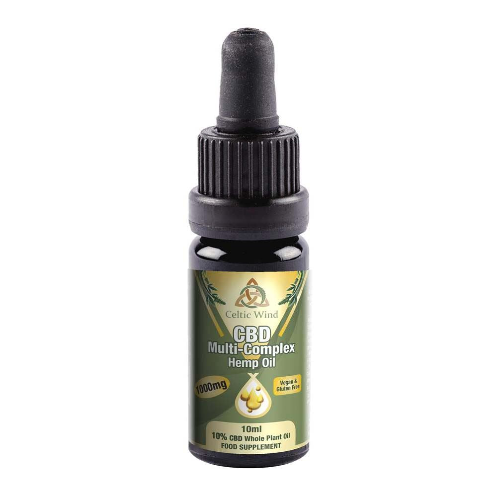 Celtic Wind Crops Multi-Complex Hemp CBD Oil - 10ml 10%/1000mg