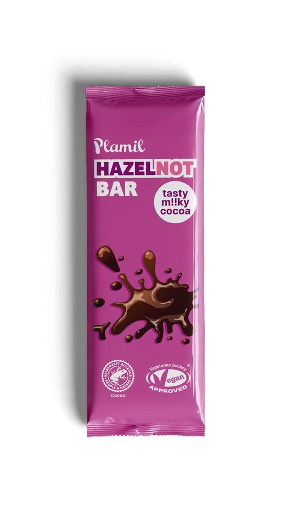 Plamil Hazelnot Chocolate Bar 40g - 12 Pack