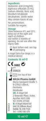 A.Vogel Eye Drops Extra 10ml For Dry Irritated Eyes