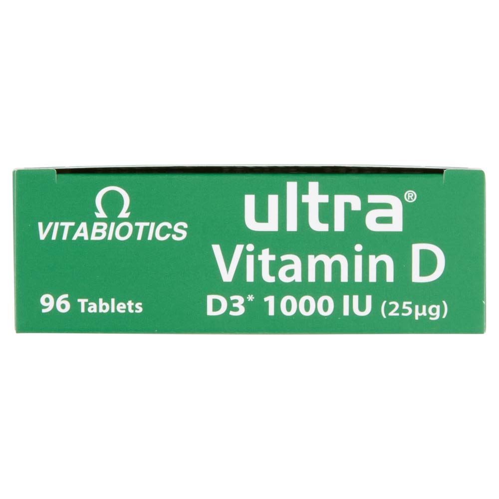 Vitabiotics Ultra Vitamin D 1000IU - 96 Tablets