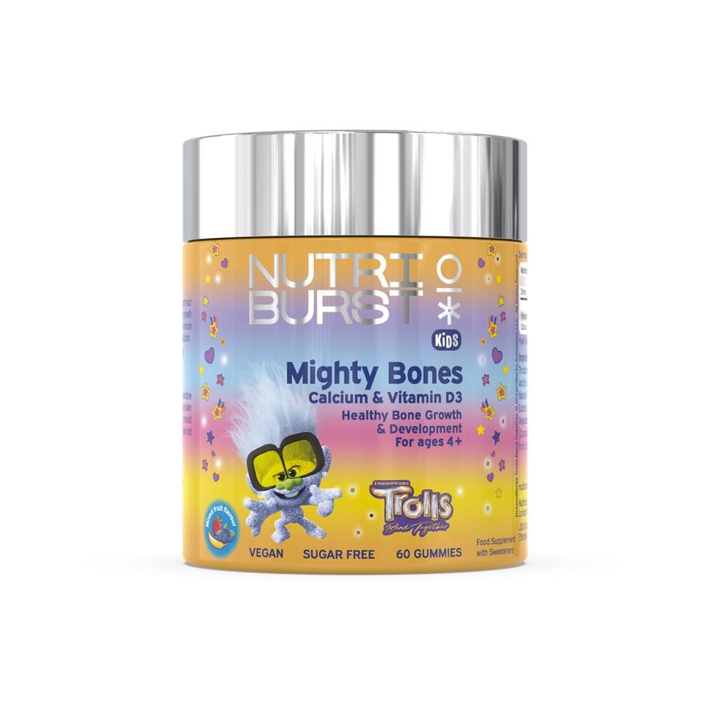 Nutriburst Kids Mighty Bones Calcium & Vitamin D3 60 gummies