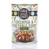 Free & Easy Organic Chick Pea & Vegetable Curry 400g