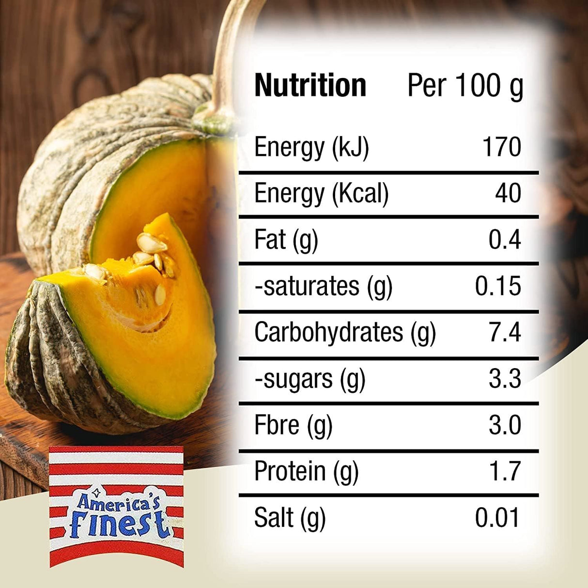 America's Finest 100% Pumpkin Puree 425g