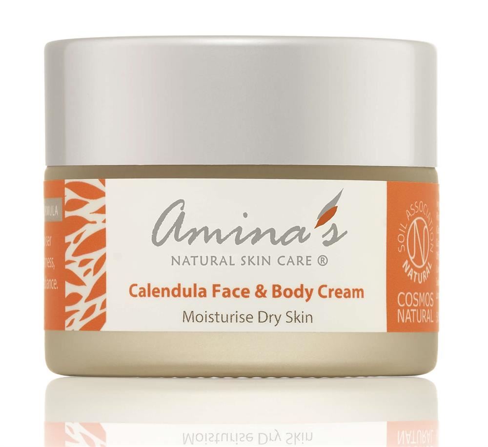 Amina's Natural Skincare Face & Body Cream for Normal to Dry Skin 50ml