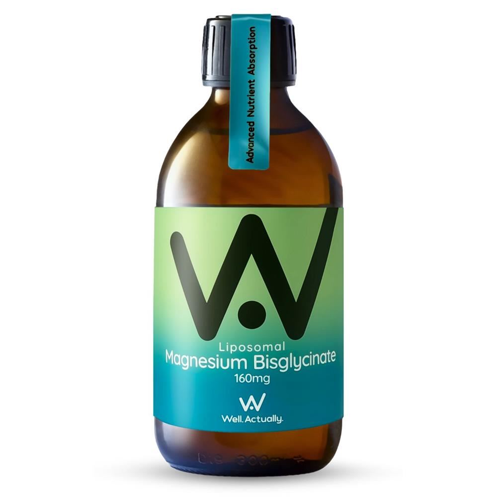 Well Actually Mag Bisglycinate 160mg Lipo Liquid 250ml Lime & B.Berry 250ml