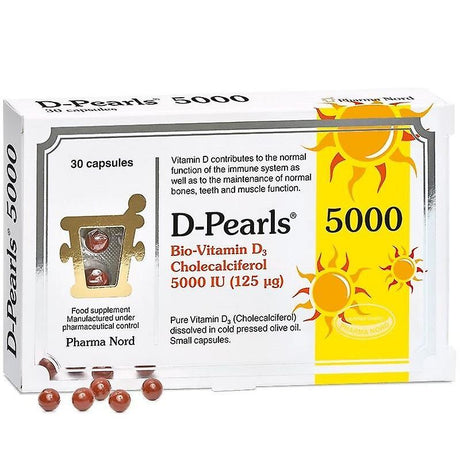 Pharma Nord D-Pearls 5000IU (125mcg) - 30 Capsules