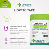 Lindens Vitamin D3 3000 IU - 120 Capsules - image 4