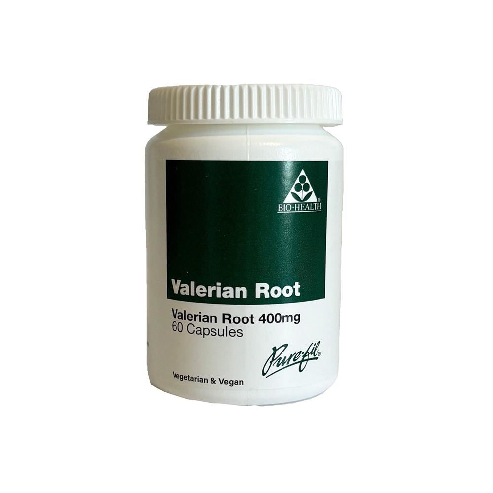 Bio Health Powdered Valerian Root 60 Capsules