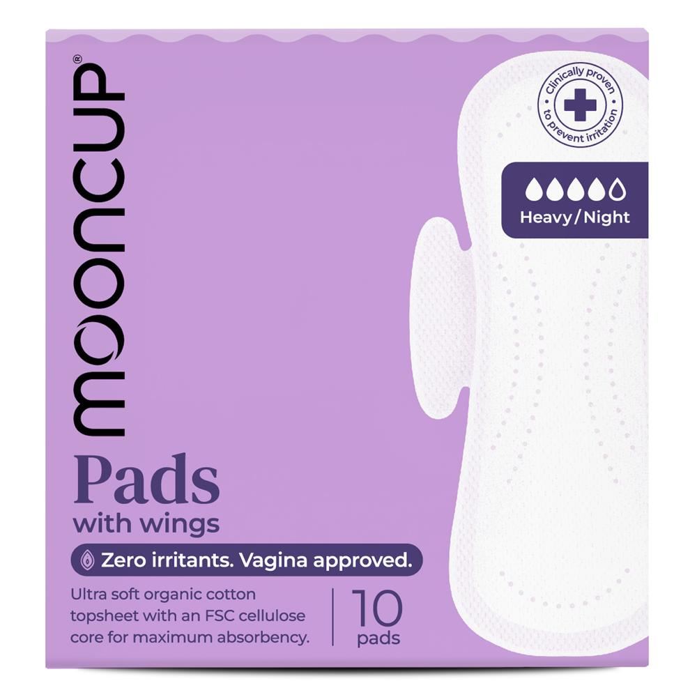 Mooncup Heavy / Night Pads with Wings 10 pads - 2 Pack