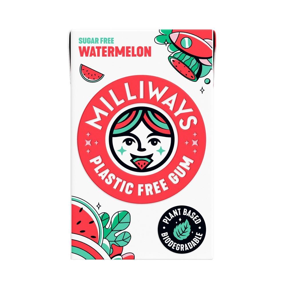 Milliways Food Milliways Watermelon Wonder Chewing Gum 19g - 12 Pack