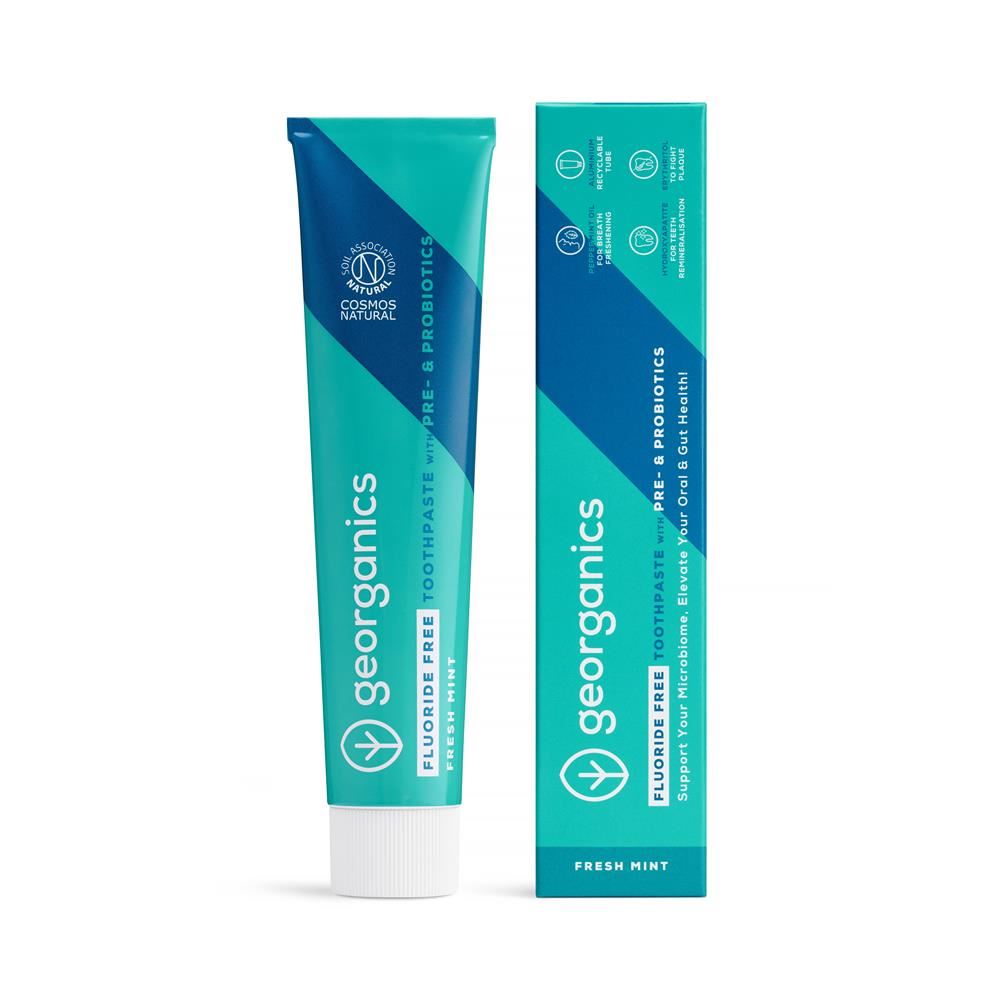 Georganics Fluoride free toothpaste with hydroxyapatite 75ml