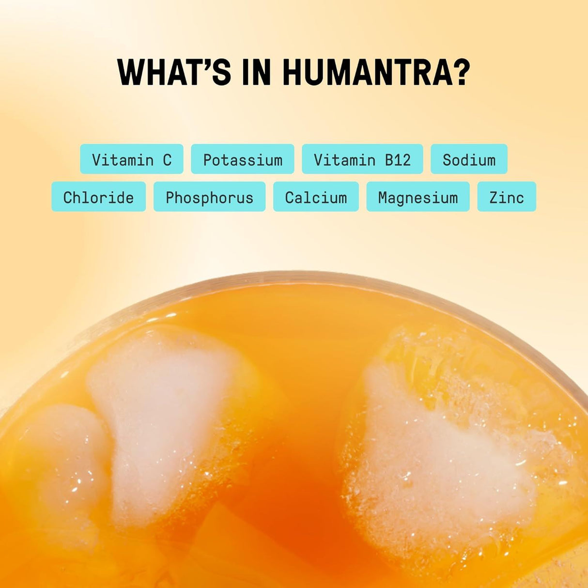 Humantra Electrolyte Powder Apricot 20 Sachets - Hydration Drink Mix with 6 Electrolytes, Vegan, Sugar Free, Gluten Free