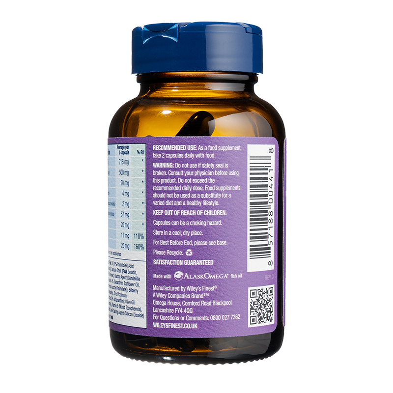 Wiley's Finest Bold Vision Eye Health 60 Capsules