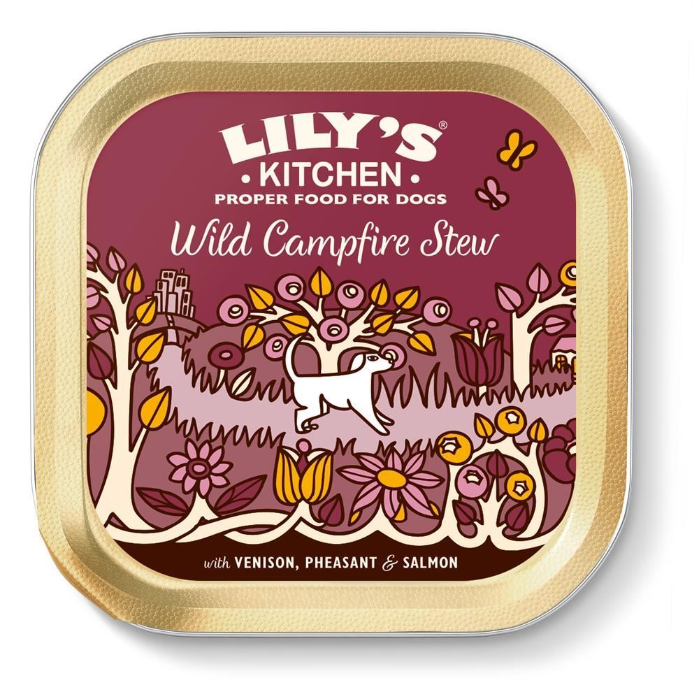Lilys Kitchen Wild Campfire Stew Tray 150g Grain Free - 10 Pack
