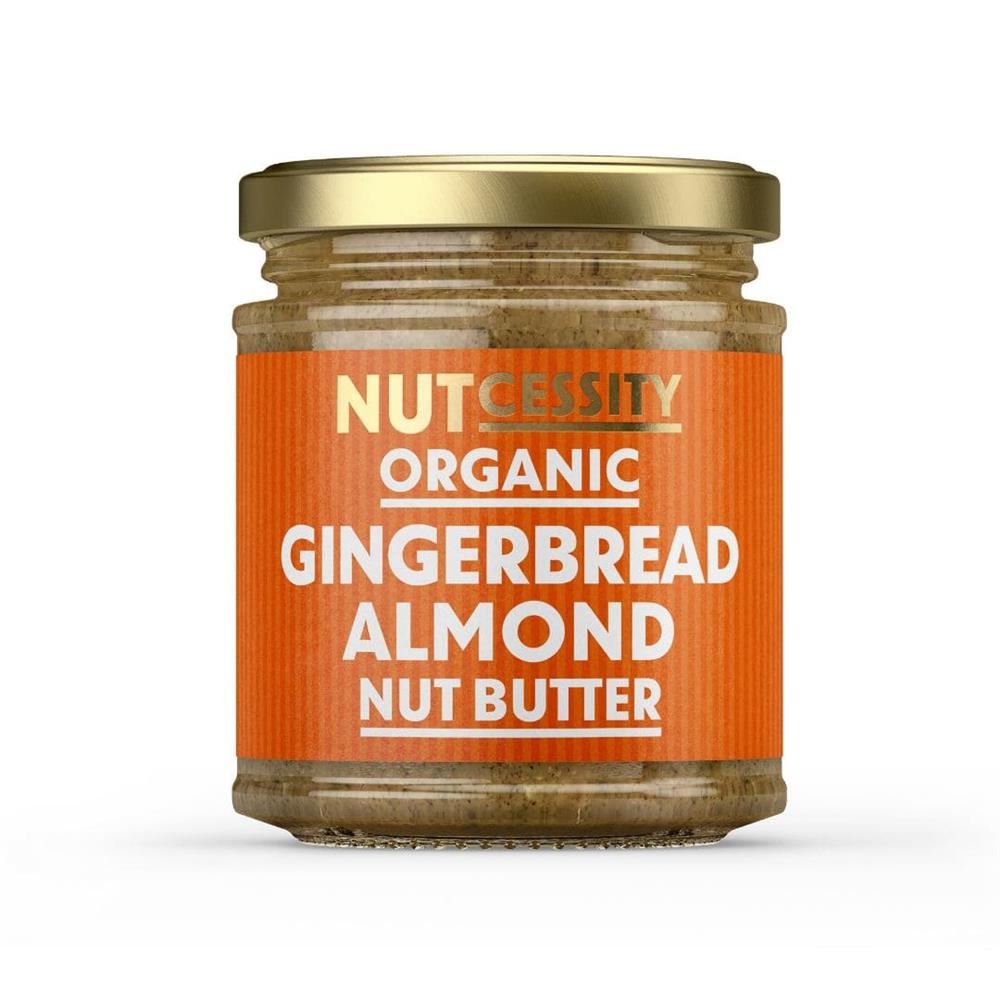 Nutcessity Organic Vegan Gingerbread Almond Nut Butter 170g [Peanut-Free]