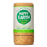 Happy Earth Natural Deodorant Crystal Stick Unscented 90gr - 2 Pack