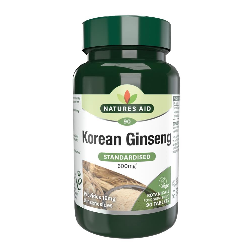 Natures Aid Korean Ginseng - 40mg