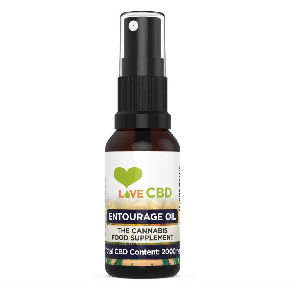 Love CBD 2000mg Entourage Oil 20ml