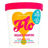 Here We Flo Combo pack of 14 organic tampons 8 Regular + 6 super strength