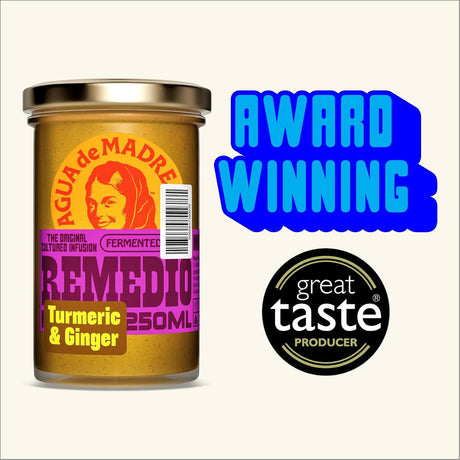 Agua De Madre Remedio Infusion Turmeric & Ginger Tea 250ml