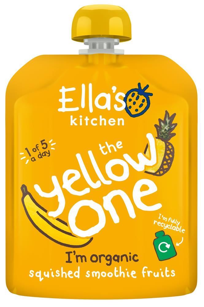 Ellas Kitchen Smoothie Fruit - The Yellow One 90g - 12 Pack