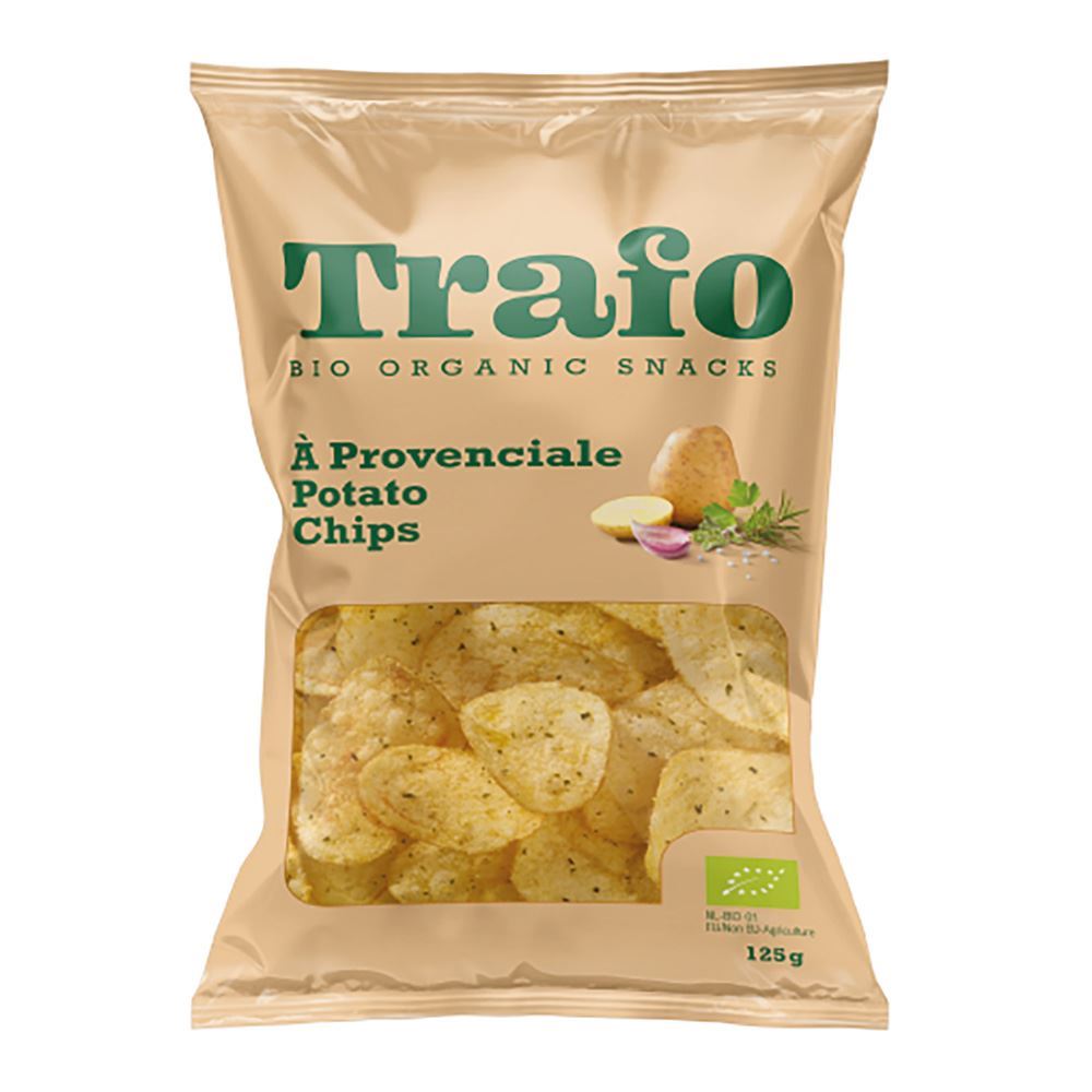 Trafo Organic Classic Provenciale Crisps 125g - 12 Pack