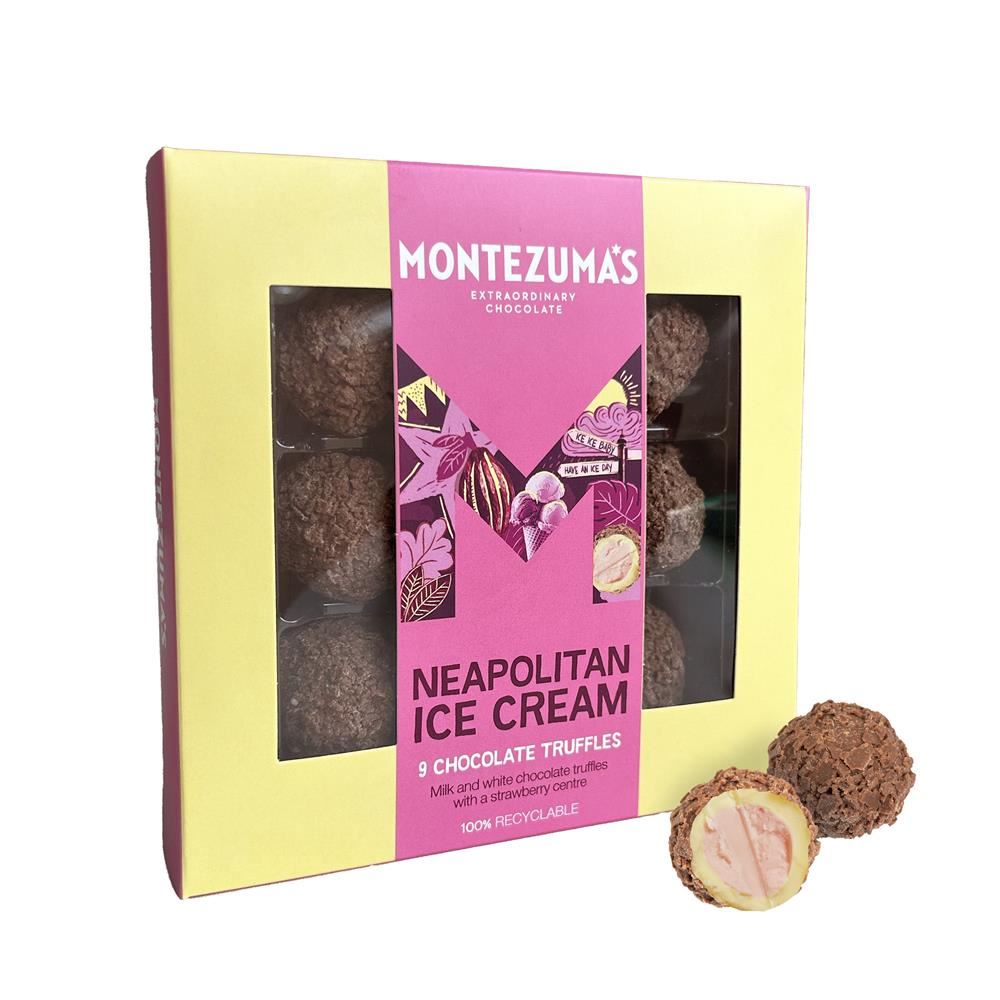 Montezumas Chocolate Neapolitan Ice Cream Truffles 140g