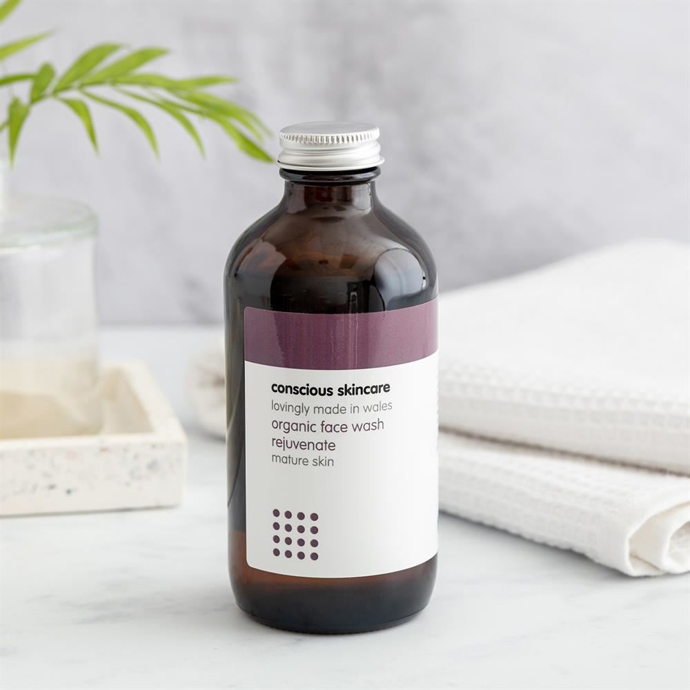 Conscious Skincare ORGANIC FACE WASH 235ML REJUVENATE MATURE SKIN