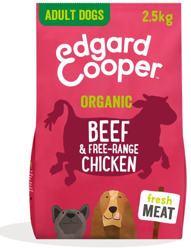 Edgard and Cooper Organic Beef & Chicken Beetroot Coconut & Kale for Dogs 2.5kg