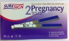 Suresign EASYTO USE 2 Pregnancy Tests Over 99% Accurate 1-3 Mins Early Detection Test