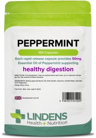Lindens Peppermint Oil 50mg - 100 Capsules