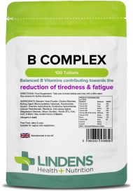 Lindens Vitamin B Complex - 100 Tablets