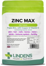 Lindens Zinc Max - 360 Tablets