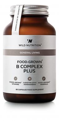 Wild Nutrition General Living Food-Grown B Complex Plus 60 caps