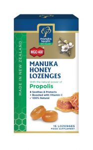 Manuka Health MGO 400+ Manuka Honey & Propolis Lozenges 65g - 15 lozenges