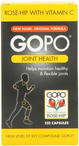 GOPO Joint Health Rosehip With Vitamin C 120 Capsules