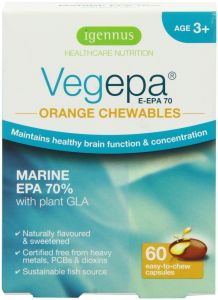 Igennus Vegepa E-EPA 70 orange chewables 60 caps
