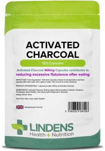 Lindens Activated Charcoal 400mg - 120 Capsules