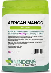 Lindens African Mango 1200mg - 100 Tablets
